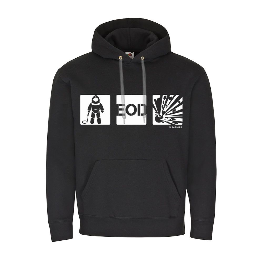 Hoodie EOD Feuerwerker Kampfmittel Räumdienst Explosive Kapuzenpullover #20385