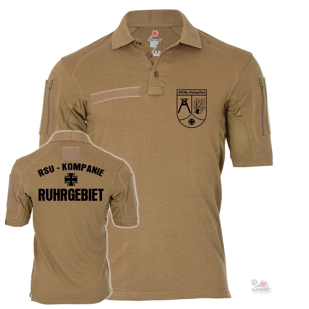 Tactical Poloshirt Alfa - RSU Kp Ruhrgebiet Regionale Kompanie Polo Shirt #19027