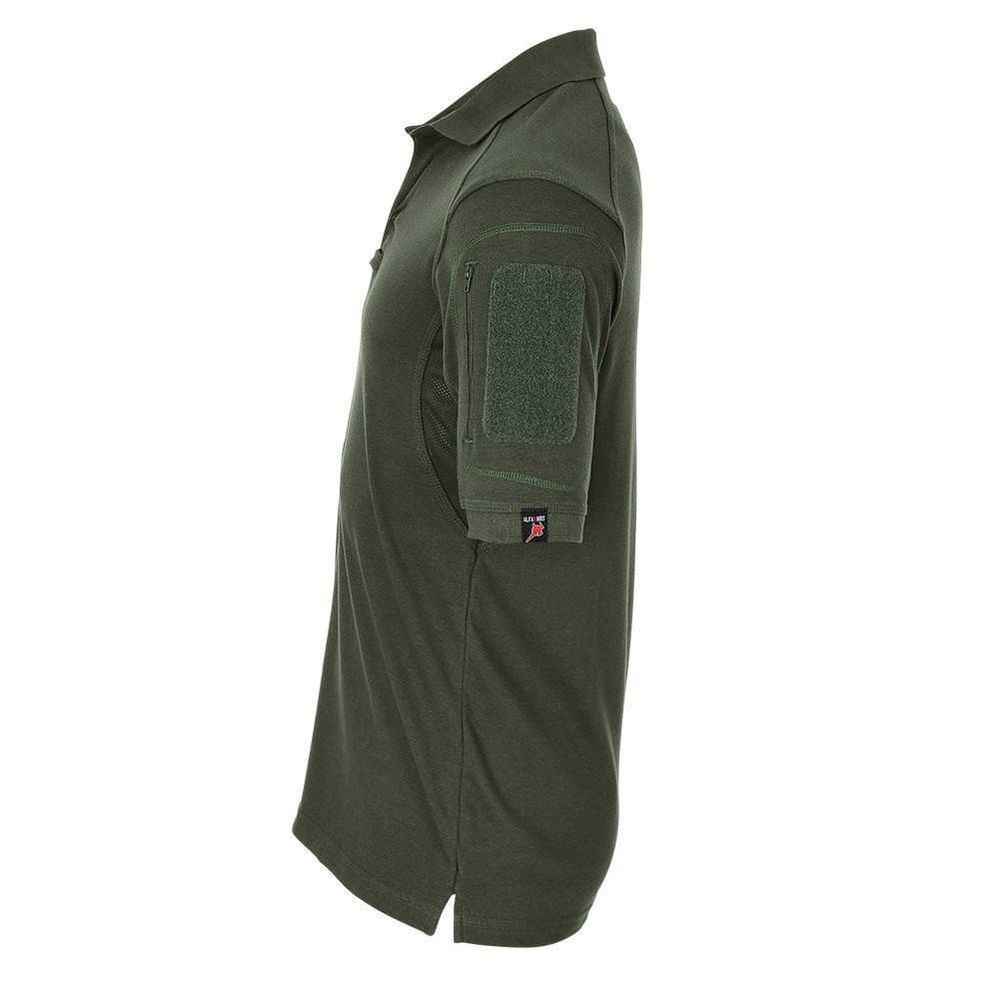 Tactical polo shirt Alfa - Staff Sergeant Badge BW Officer # 19120