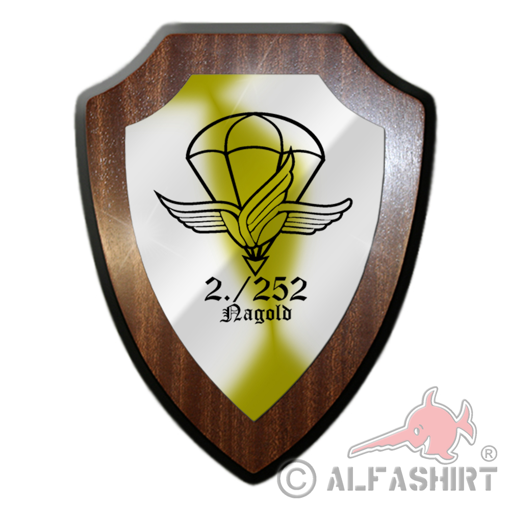 Wappenschild 2 FschJgBtl 252 Nagold Fallschirm Jäger Bataillon Falli #27007