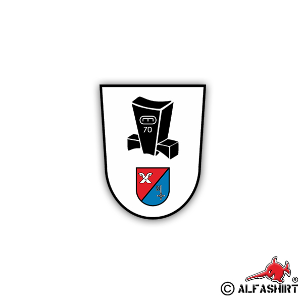 Aufkleber/Sticker PzPiKp 70 Panzerpionierkompanie Pionierbataillon 6x7cm#A2261