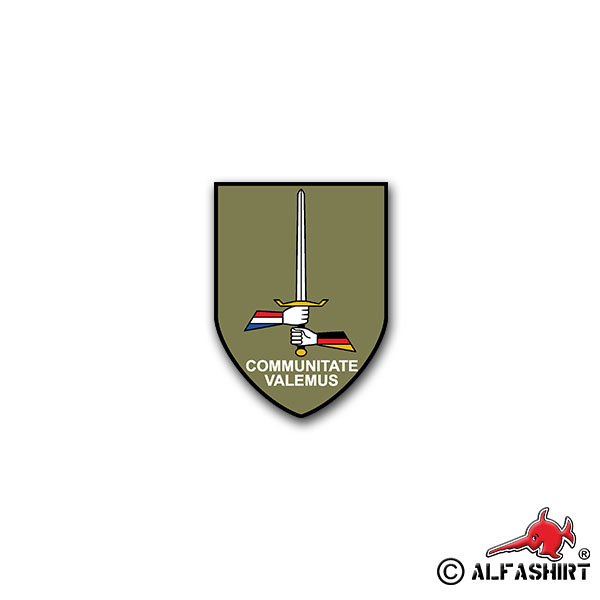 Sticker I German Dutch Corps GE-NL Corps BW 5x7cm A1590