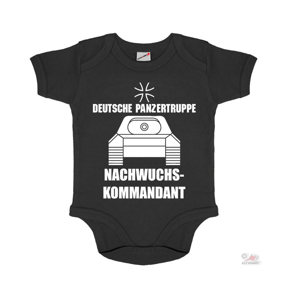 Baby Strampler Nachwuchs Kommandant Deutsche Panzertruppe Humor #30646