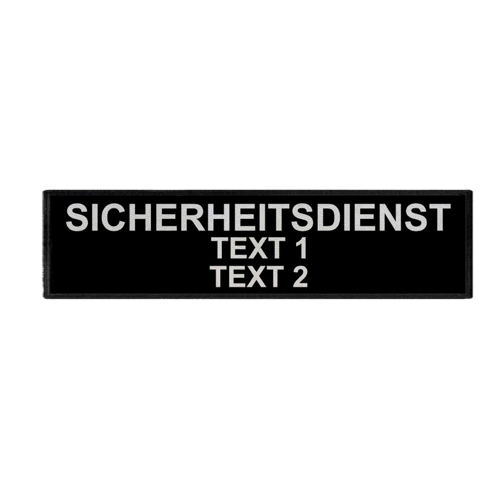 Back patch personalized security service your text desired text #43744
