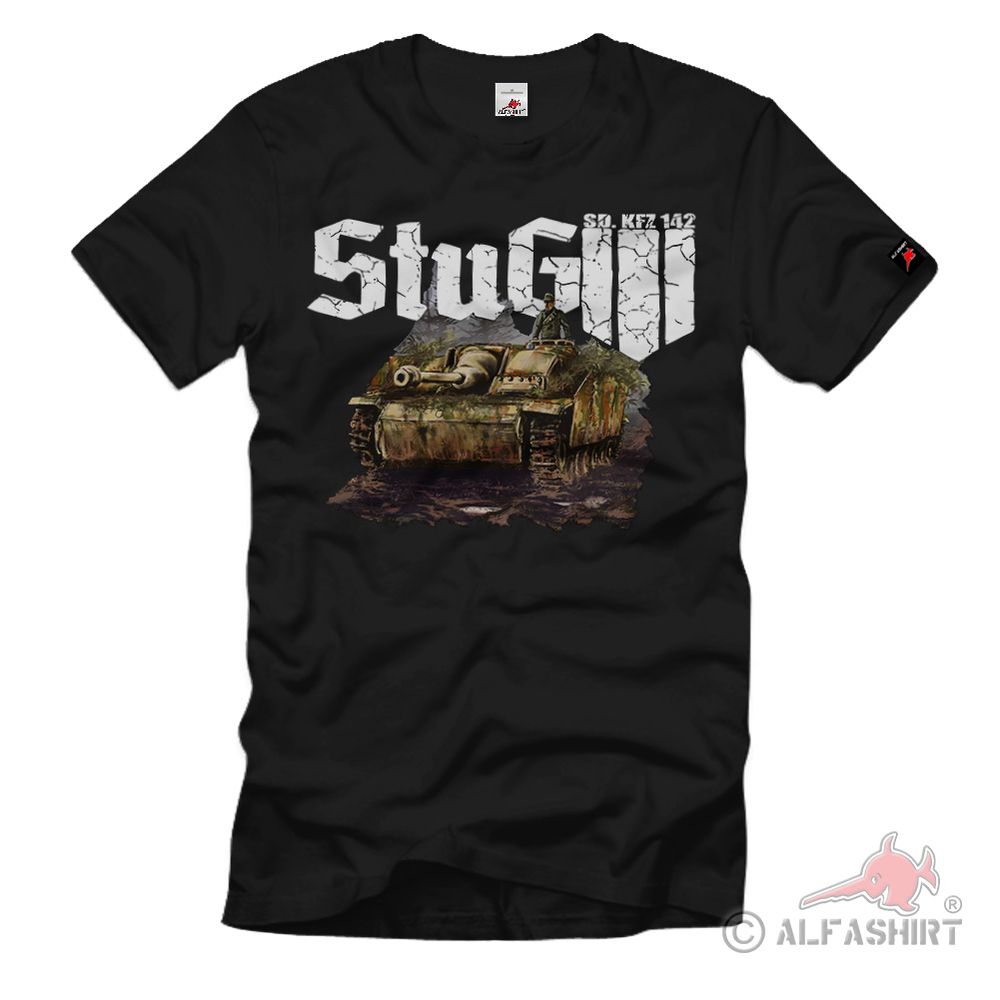 T-Shirt Pete Ashford StuG III Sturmgeschütz SdKfz 142 Artillerie #35142
