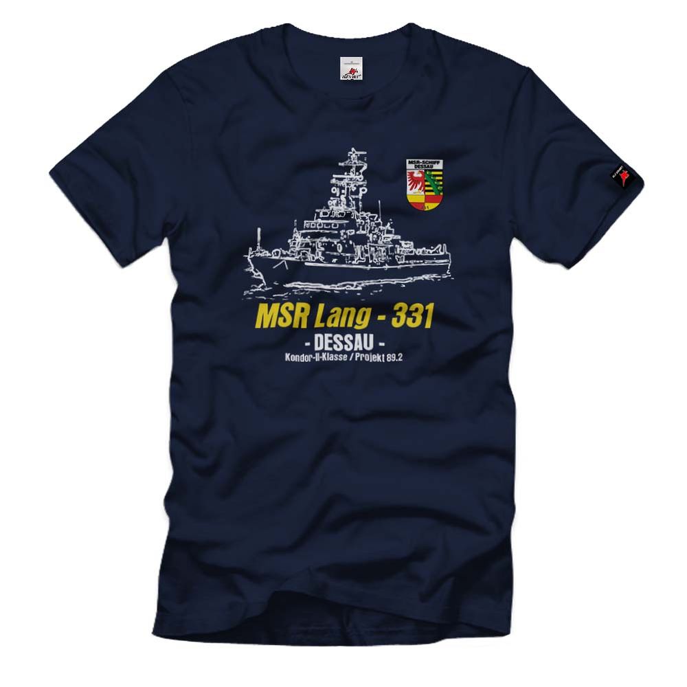 MSR Lang - 331 Dessau Kondor DDR Peene-Werft Baunummer T-Shirt#33475