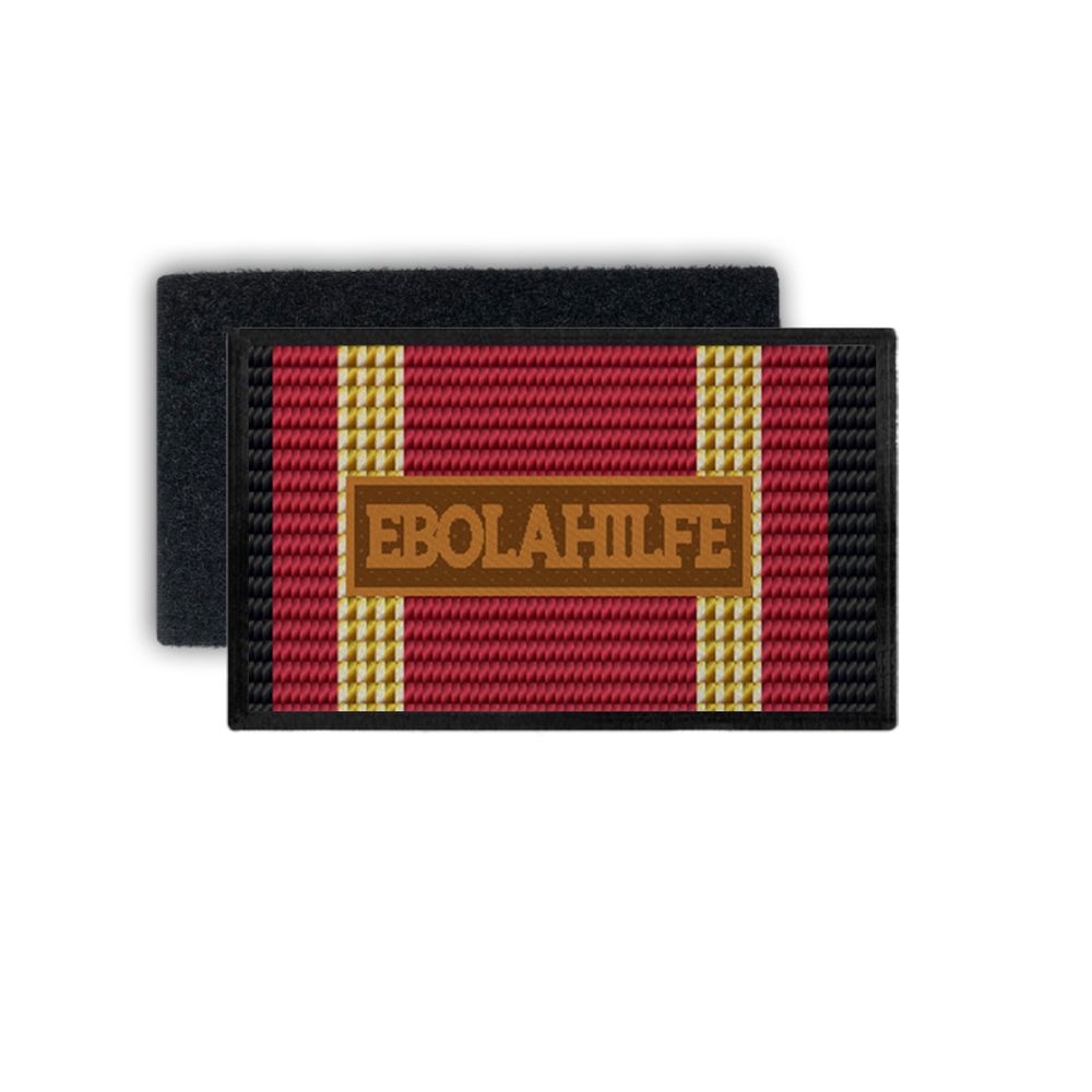 Use of belt buckles EBOLA HILFE Patch BW West Africa Assistance # 33763