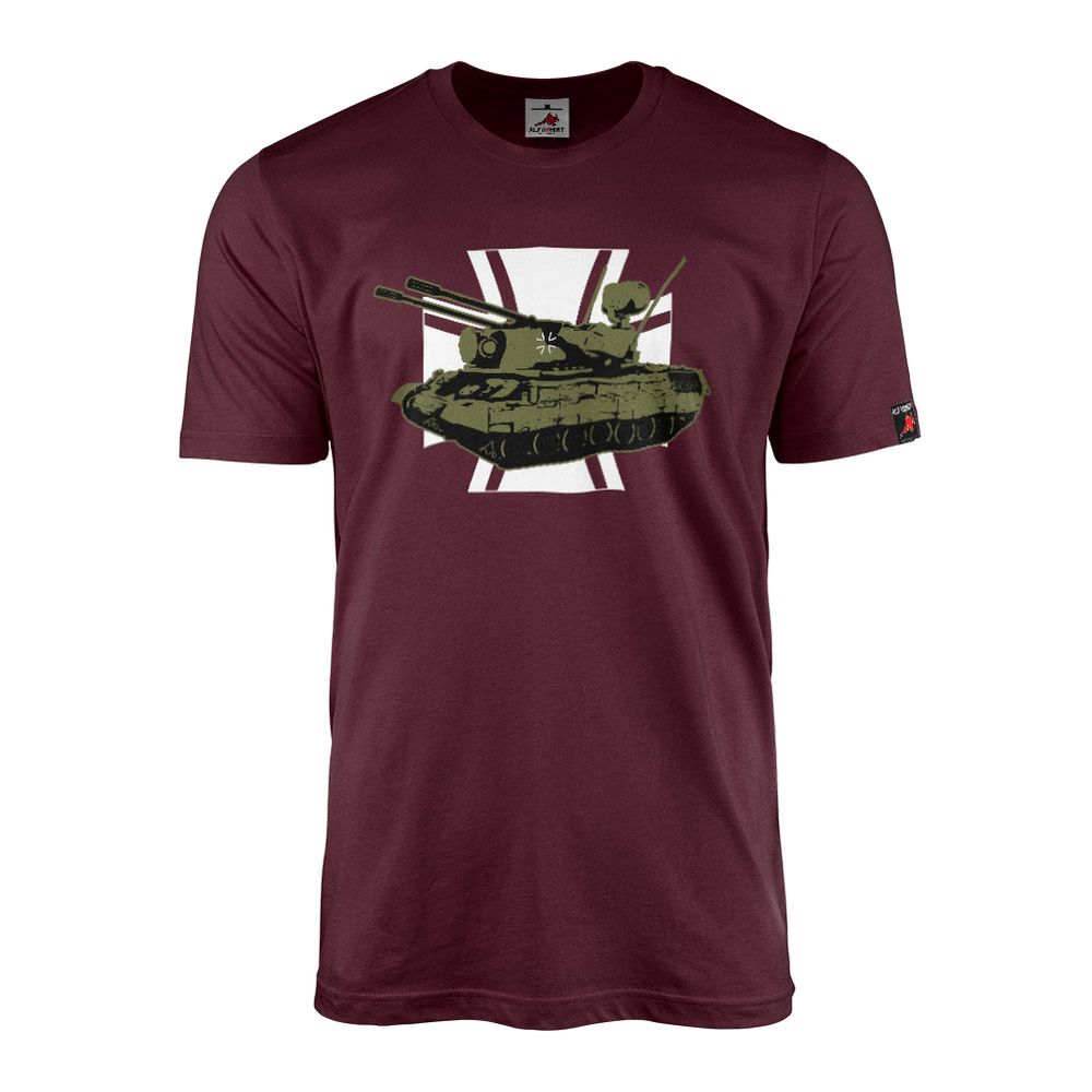 T-Shirt FlakPz Gepard Anti-Aircraft Gun Tank #47642