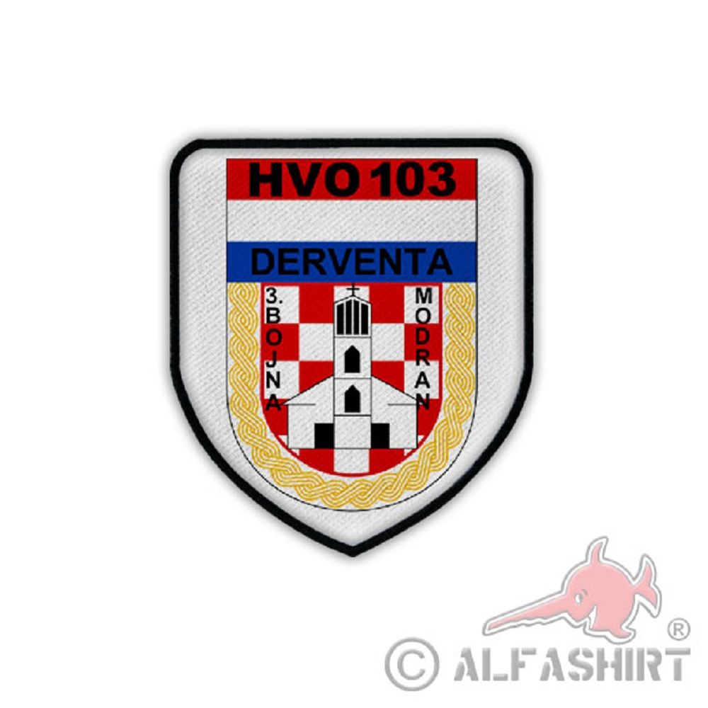Patch / Aufnäher - 3 Bataillon Modran 103 Brigade HVO Kroatische Armee #19257