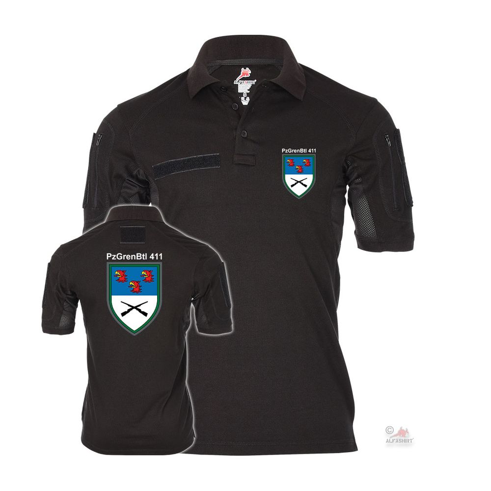 PzGrenBtl 411 Viereck PzGrenBrig 41 Kampftruppe Tactical Poloshirt #44846