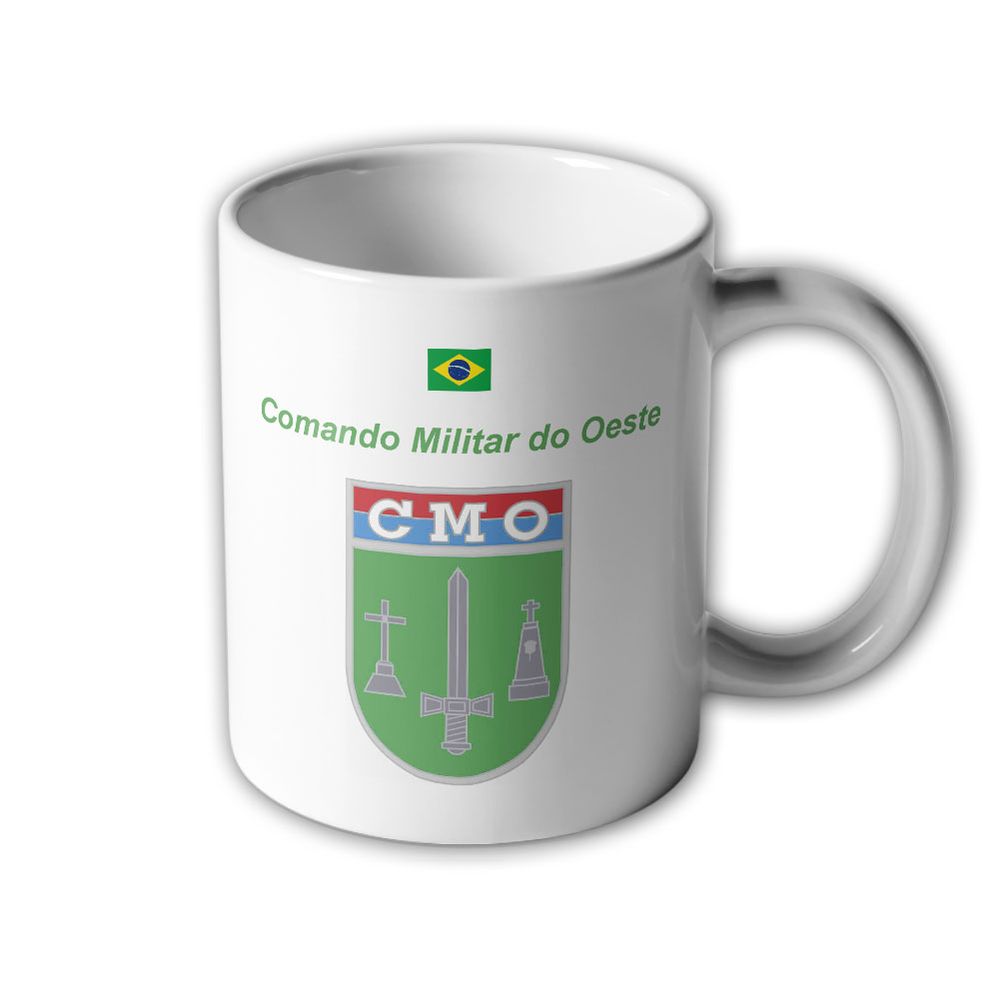 Comando Militar do Oeste Brasilien Abzeichen Armee CMO Campo Grande Tasse #33408