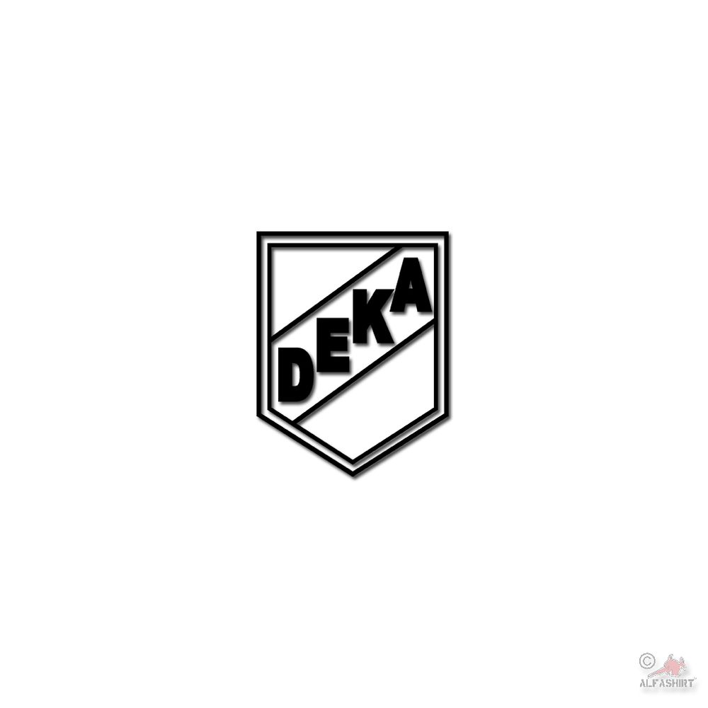 DEKA Reifen Kfz Transport Kübelwagen Logo Sticker Aufkleber 5x7cm #26596