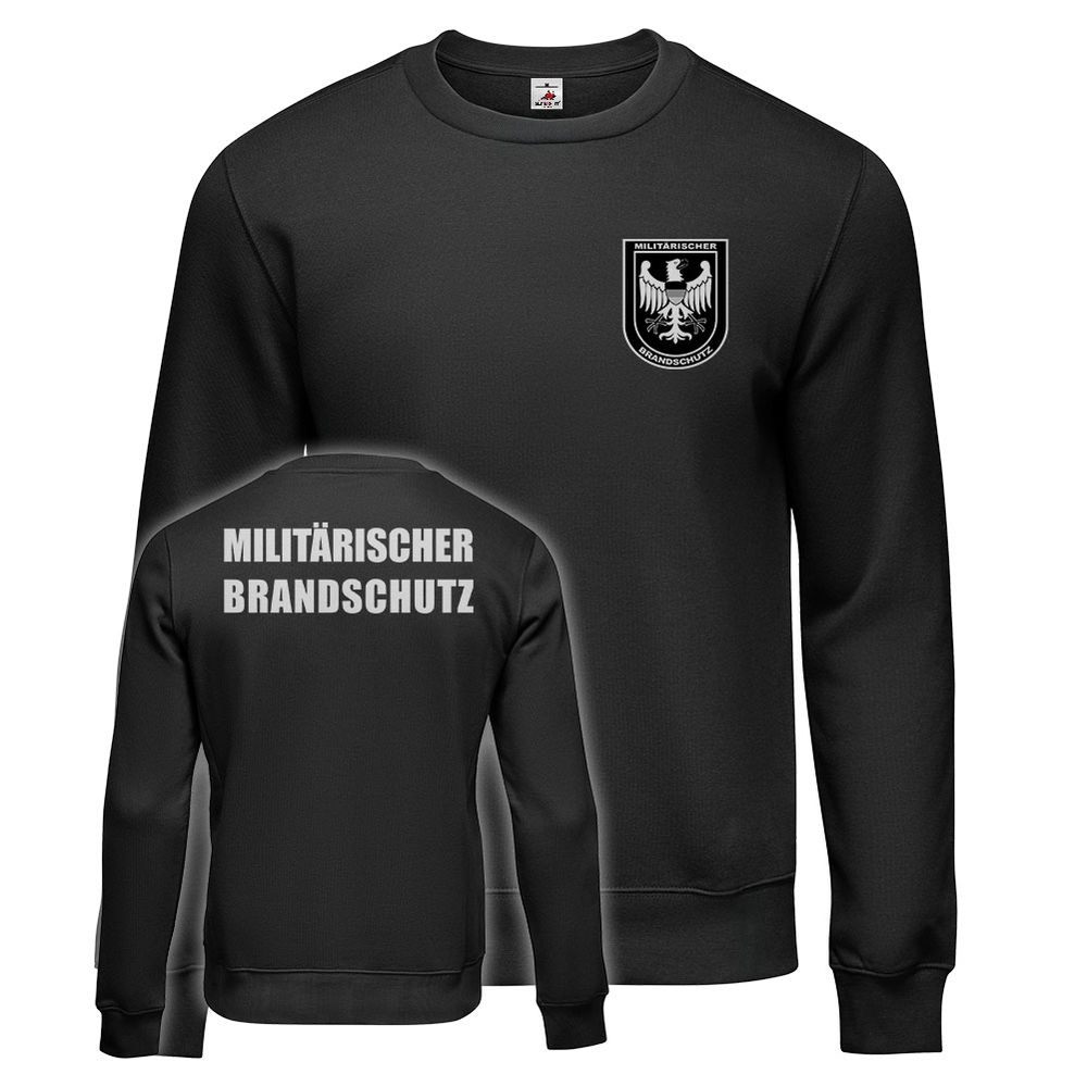 Pullover MilBrdSch Militärischer Brandschutz Bundeswehr Feuerwehr Wache #35250