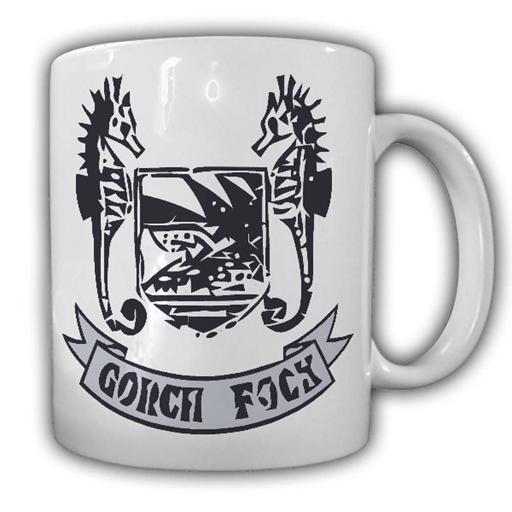 Tasse SSS Gorch Fock Seepferdchen Marine Segelschiff Segelschulschiff #24098