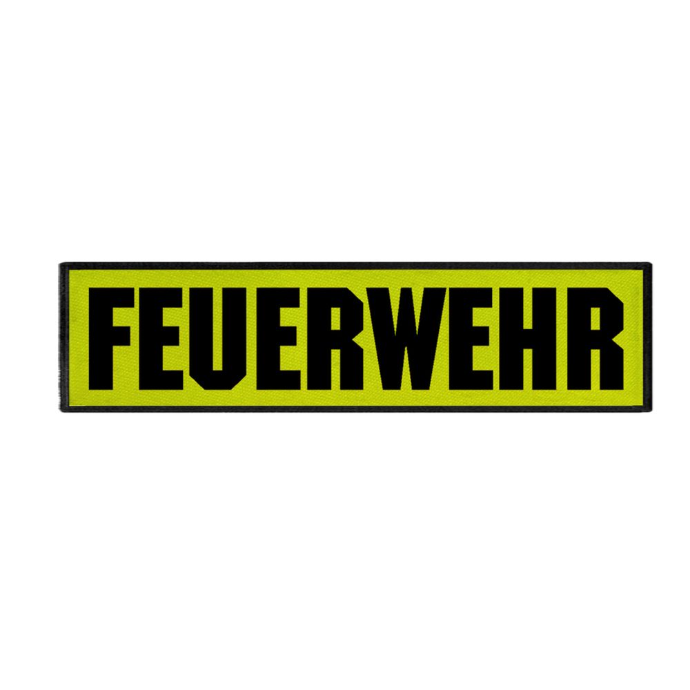 Rückenpatch Feuerwehr Abzeichen Freiwillige Firfighter Ehrenamt Rettung #33494