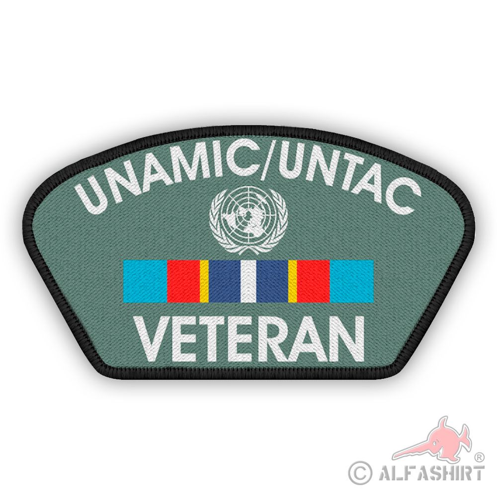 Veteran Patch UNAMIC - UNTAC Vereinten Nationen Kambodscha Aufnäher #45219