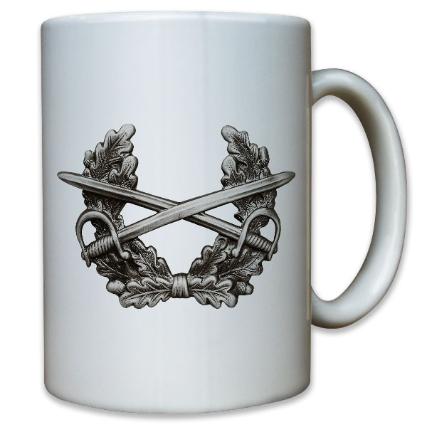 Barettabzeichen Mützenkranz Heer Bundeswehr Bund Bw Infanterie - Tasse #11435 ta