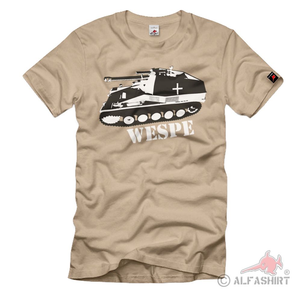 Wespe Selbsfahrlafette Wk Panzerhaubitze Artilleriegeschütz Pferd T Shirt #610 Wespe Selbsfahrlafette Wk Panzerhaubitze Artilleriegeschütz Pferd T Shirt #610