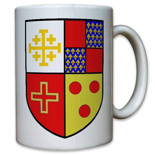 Kreuzritter Abzeichen Staaten Christlich Religion Schlacht - Tasse #10498 T