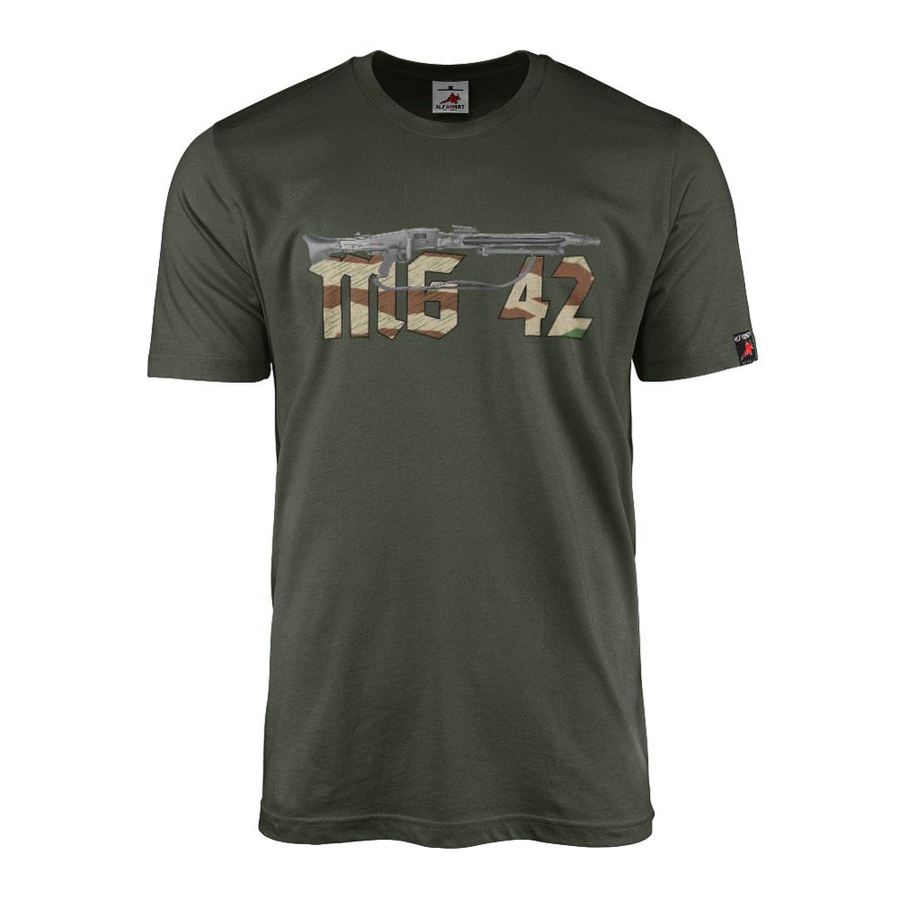 T-Shirt MG 42 Säge Maschinengewehr Deko Gewehr Waffe Bodenfund #18060
