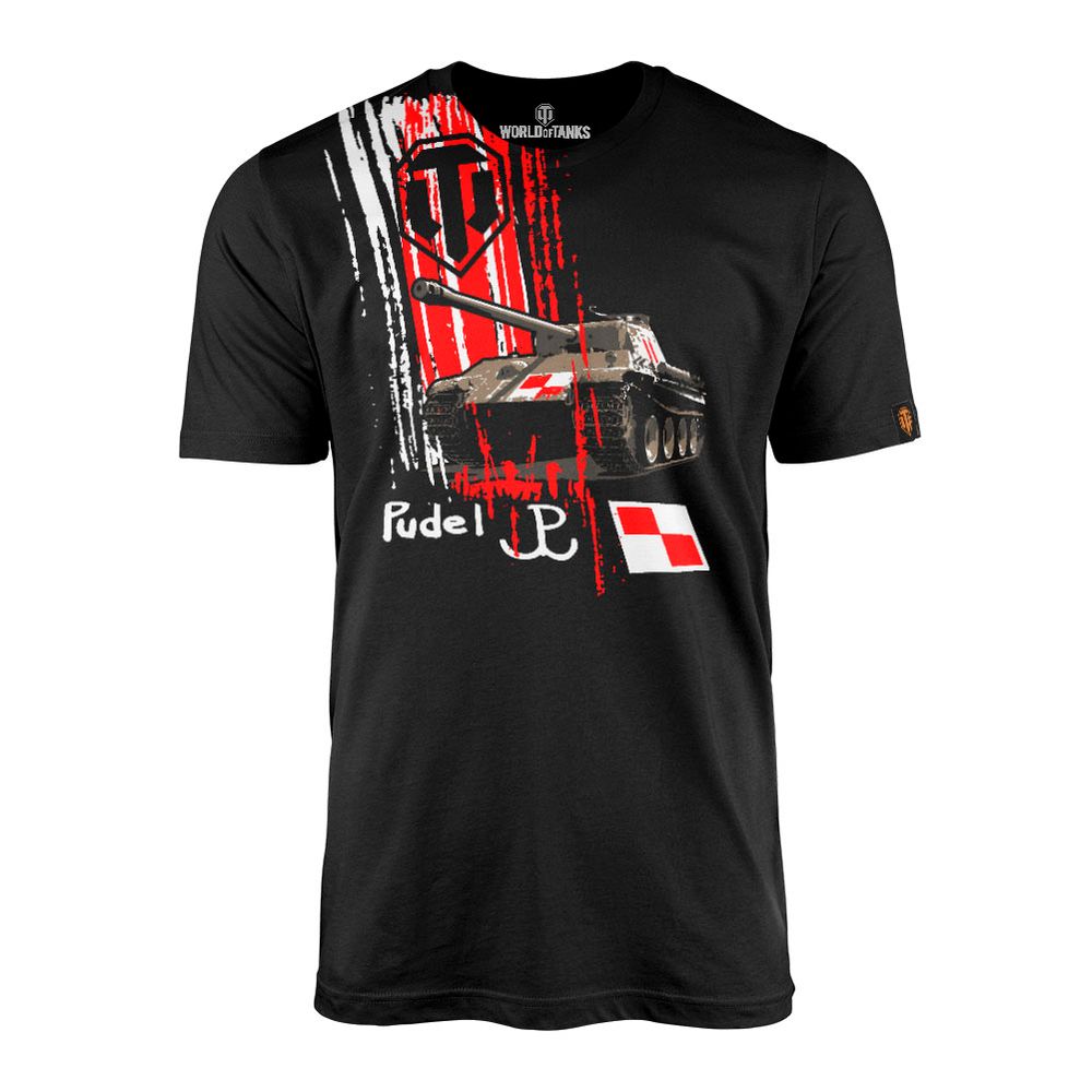 WOT Pudel Panther World of Tanks Polen Warschau 1944 T-Shirt#46698