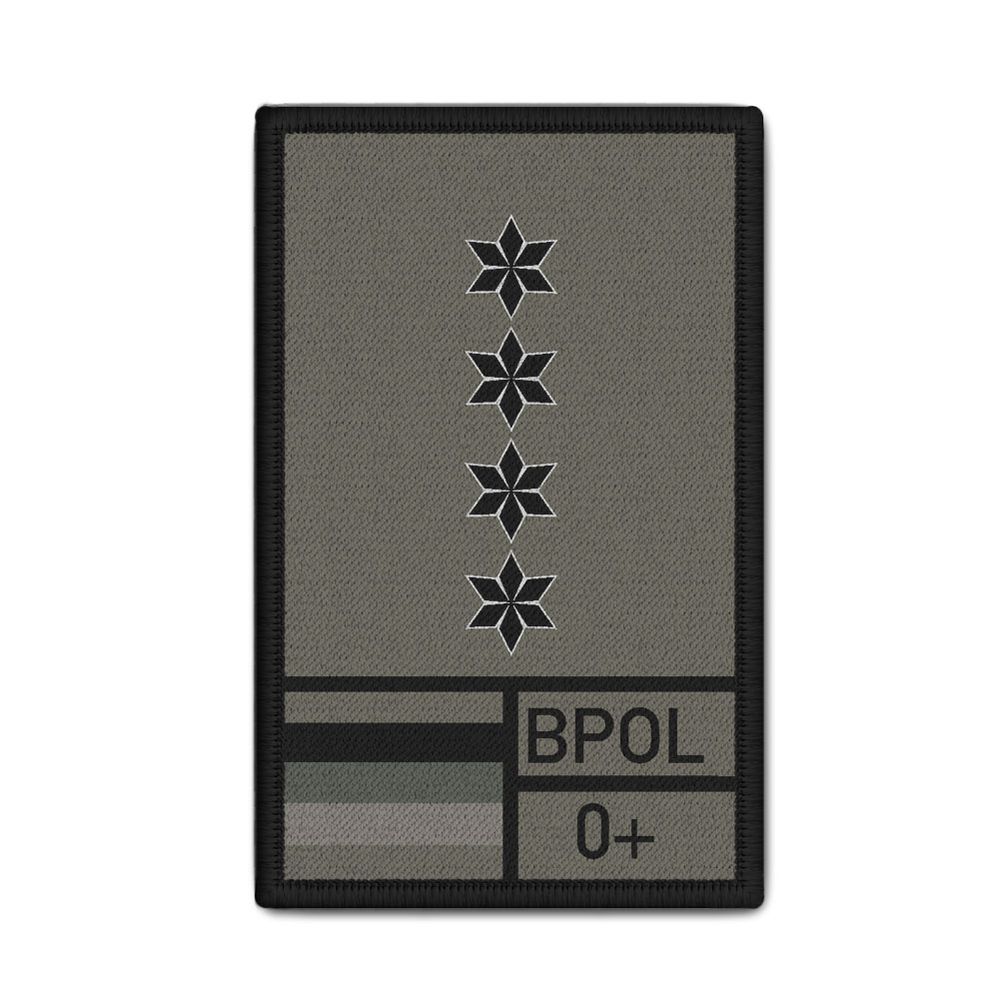 Rank Patch Polizeihauptkommisar A12 Bundespolizei BPOL Bund 9,8cm x 6 #34925