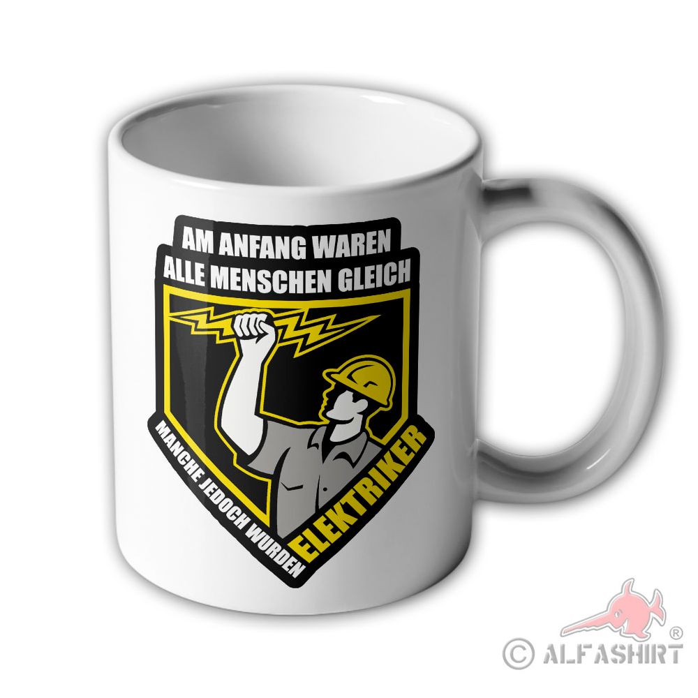 Tasse Elektriker Elektroinstallateur Handwerker Monteur Stromer Elektro #37564