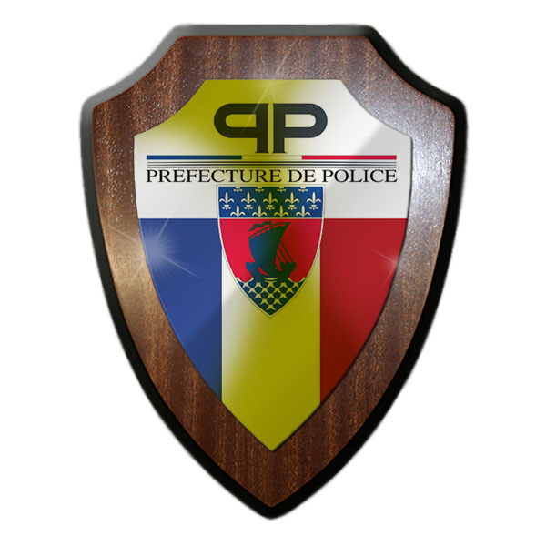 Wappenschild Prefecture de Police Polizei Paris Polizeipräfektur Wappen #21824