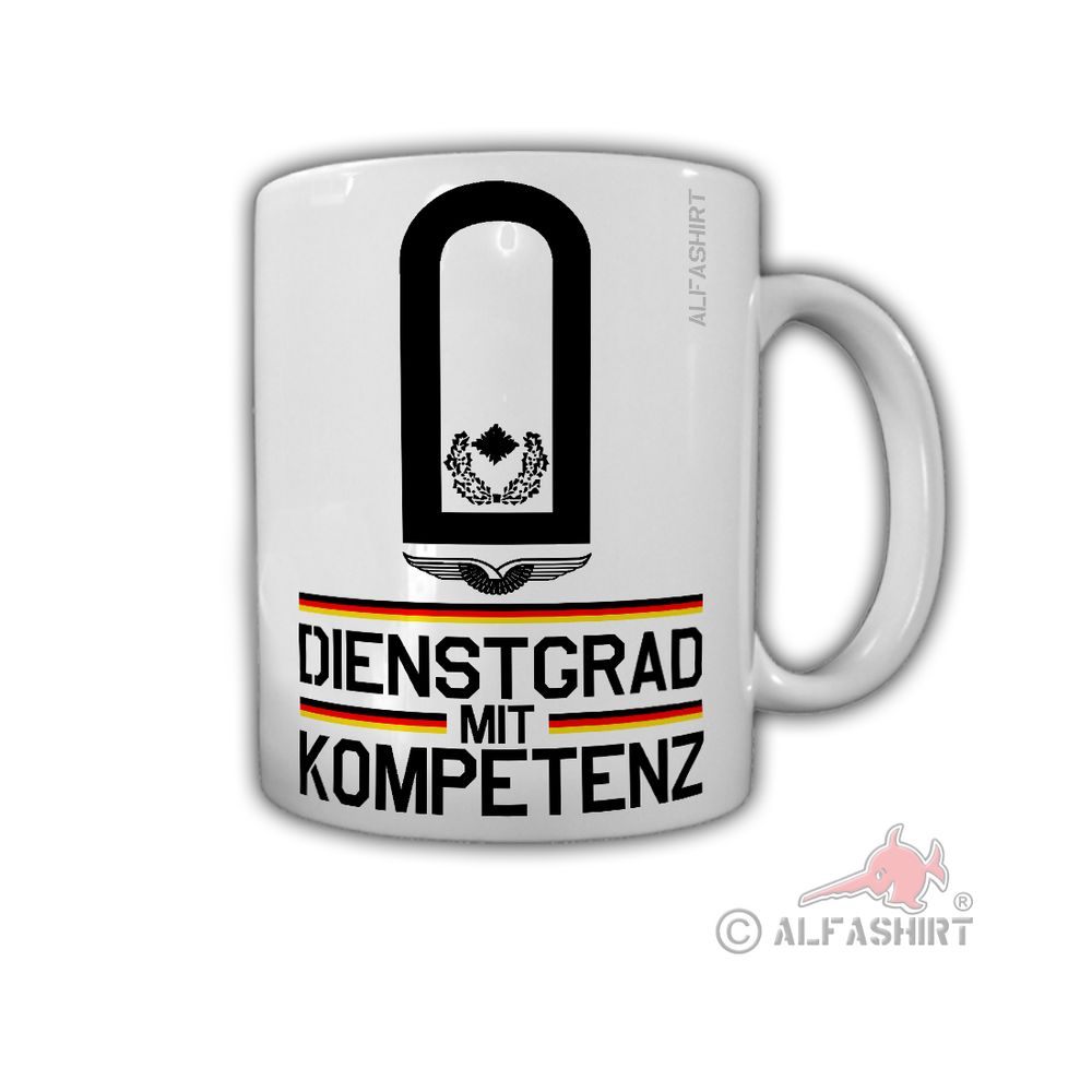 Major Coffee Bw LwMaj Dienstgrad Militär Schulterklappe Tasse #27867