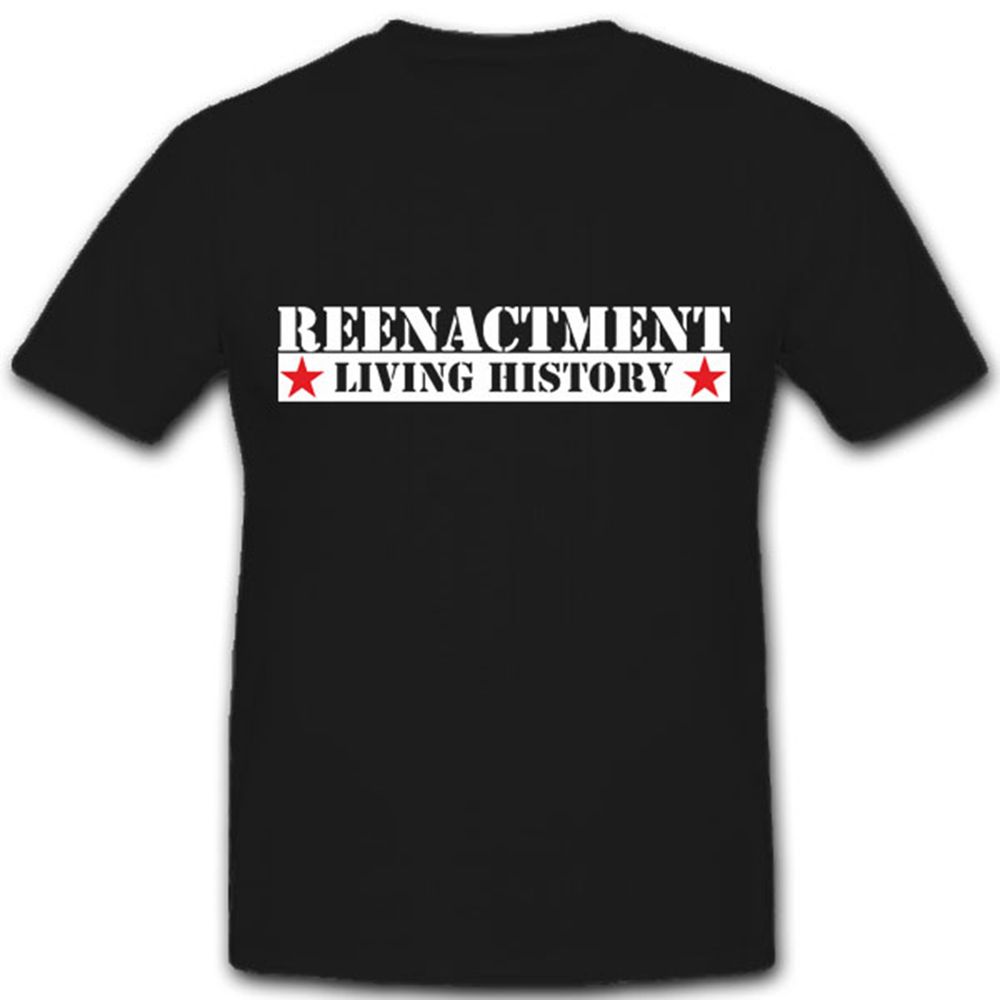 Reenactment red star Sowjet Stern Living History Lebende - T Shirt #4417