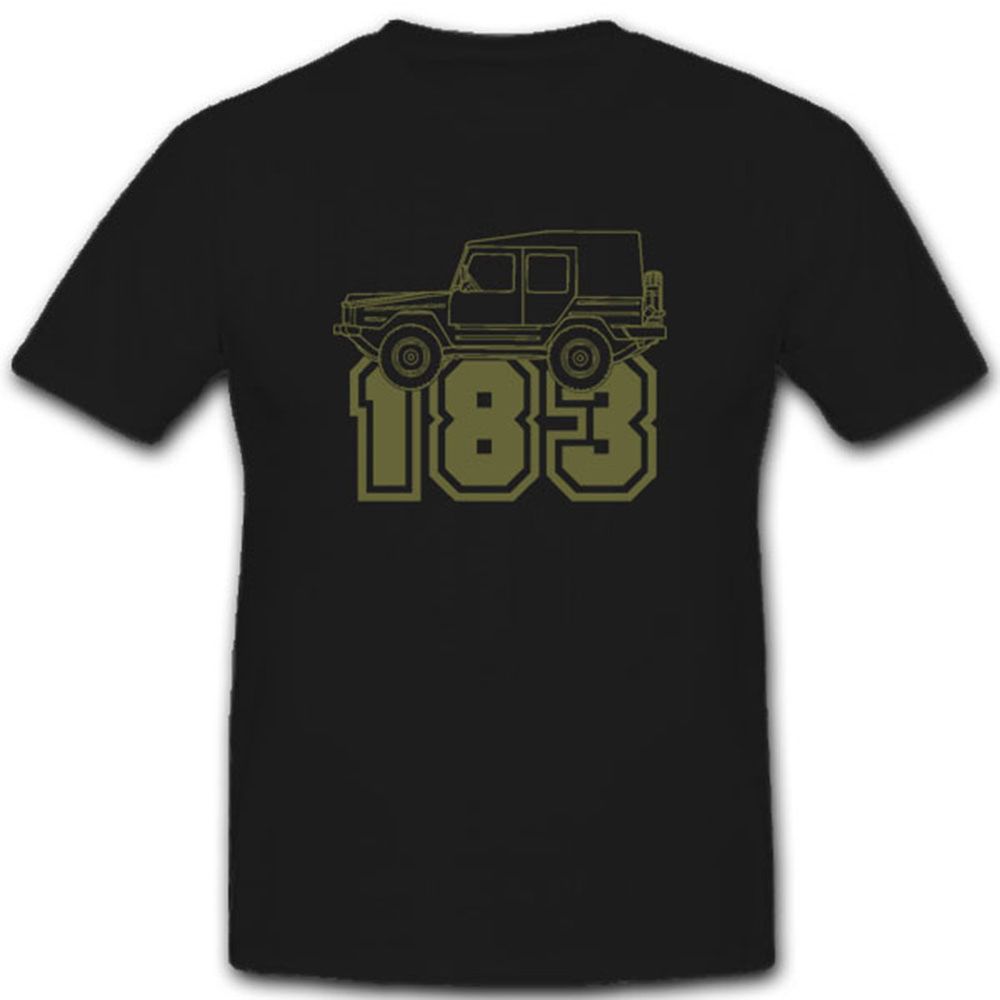 Typ 183 Bundeswehr Fahrzeug Frettchen 4x4 Allrad Geländewagen - T Shirt #4390