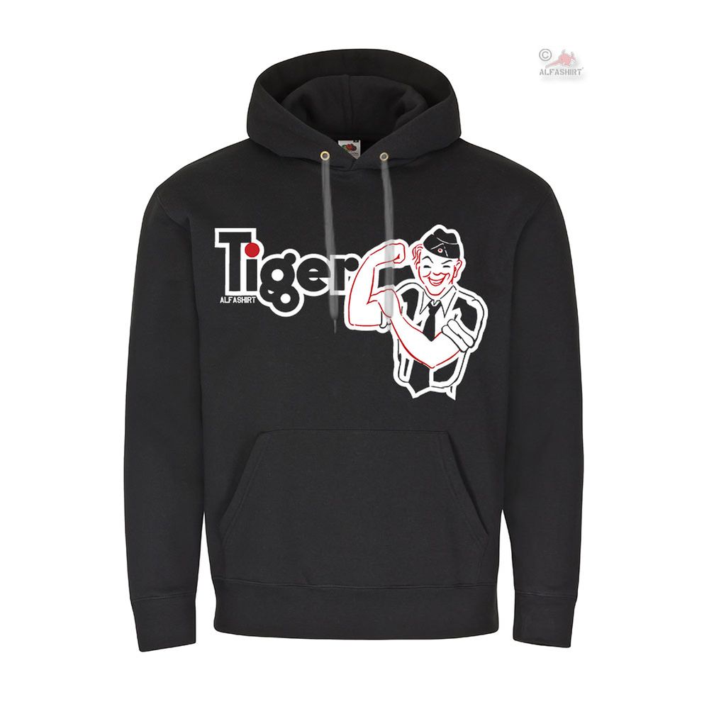 Tiger Panzer Fibel kampfwagen SdKfz 181 Logo Kapuzenpullover #19882