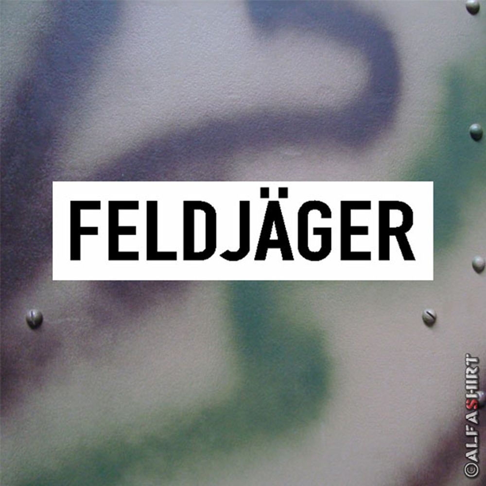 Sticker Feldjäger MP Military Vehicle Kfz Police 20x5 cm # A280