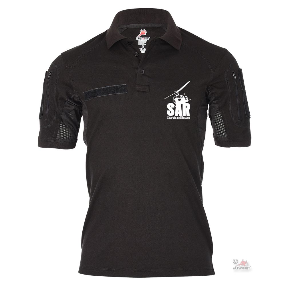 Tactical Poloshirt Alfa Search and Rescue SAR Rettungsflieger UH 1 D Huey #19070