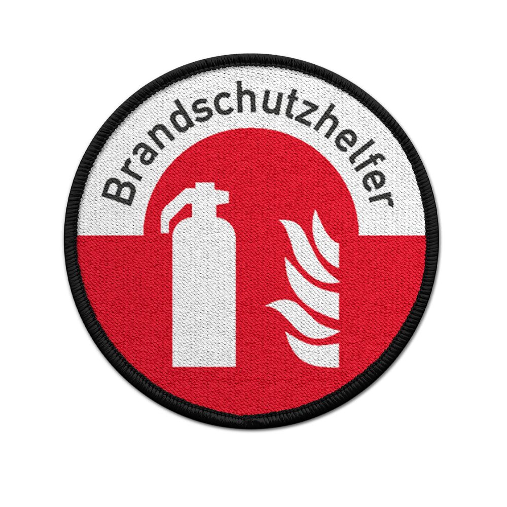 Patch Brandschutzhelfer Sofortmaßnahmen Notfällen Rettungskette #36182