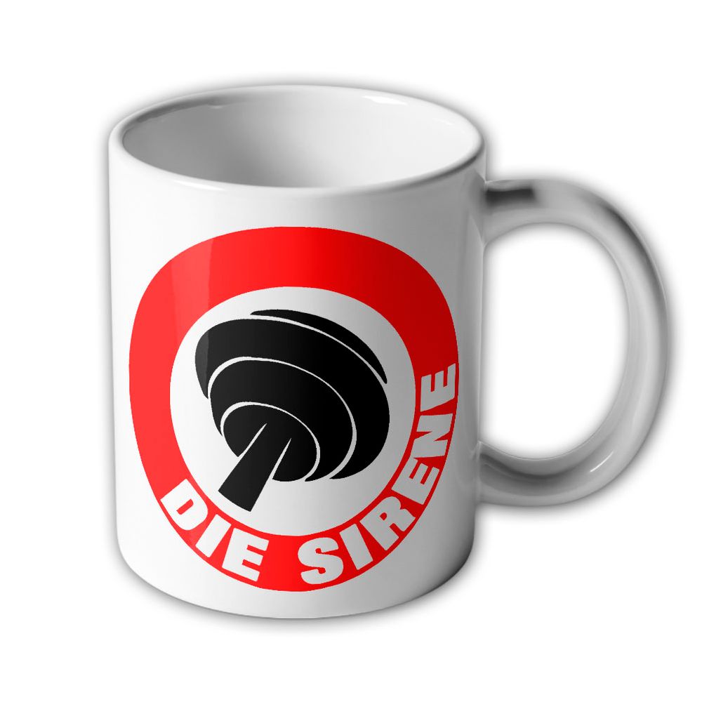 Cup The Siren Air Raid Magazine Logo #7756