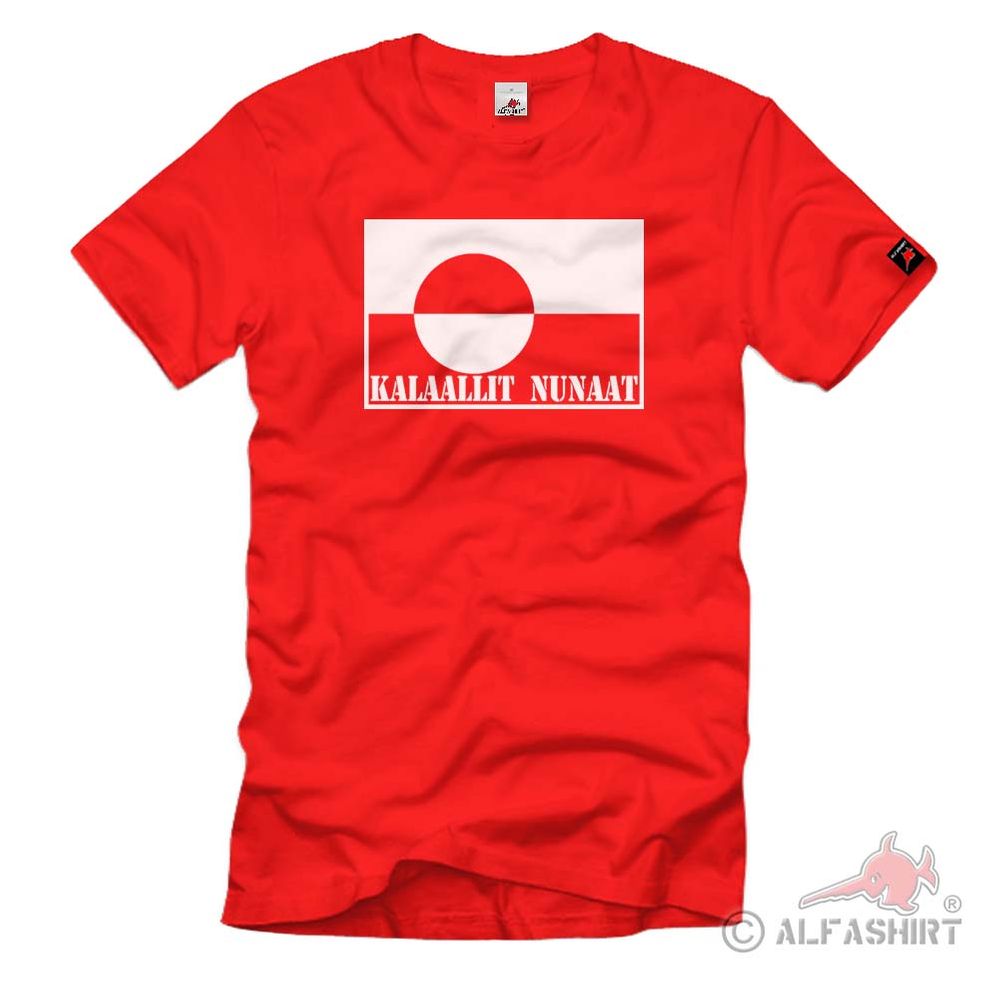 Kalaallit Nunaat Grönland Fahne Flagge Wappen Abzeichen - T Shirt #473