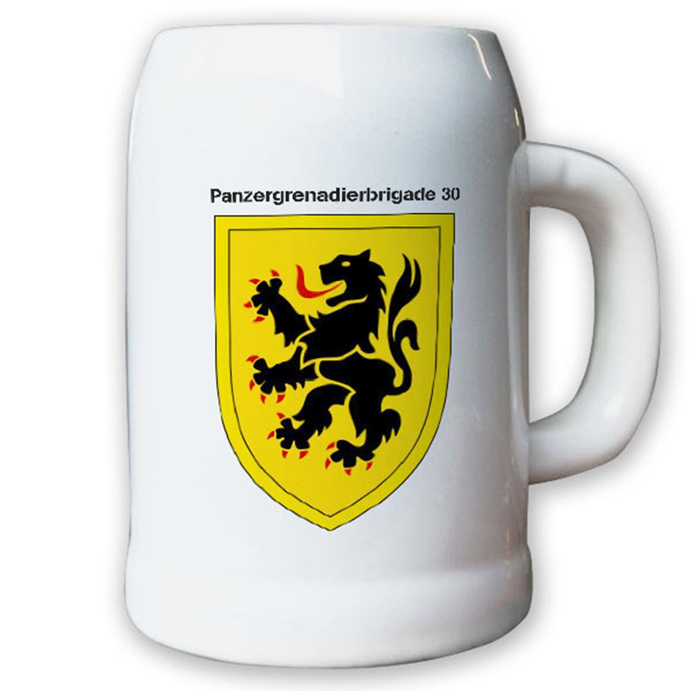 Krug / Bierkrug 0,5l -28.Bierkrug Panzergrenadierbrigade 30 PzGrenBrig #12992