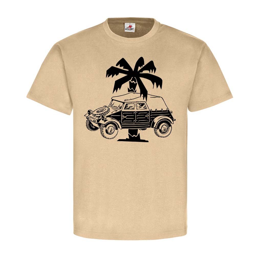 Afrika Kübelwagen Palme Küble Typ 82 Tropen Oldtimer Militär T Shirt #24506