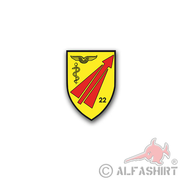 FlaRakGrp 22 Sticker Sticker anti-aircraft missile group Bundeswehr 7x7cm # A4122