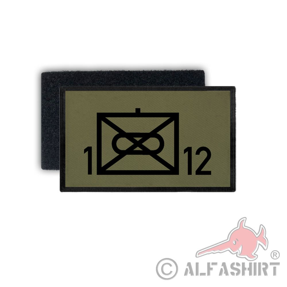 Patch Panzer Grenadier Battalion 12 Tactical Mark 7.5 x 4.5 # 35402