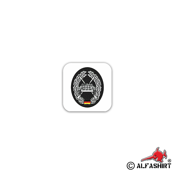 Sticker Barettabzeichen Panzerjäger Panzerjägertruppe 7x7cm A2457