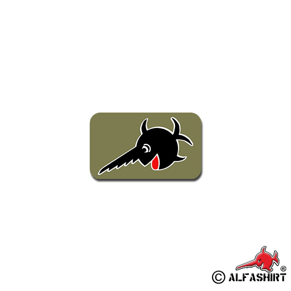 Aufkleber/Sticker Sägefisch U-Boot 96 Schwertfisch Marine Logo 12x7cm A2050