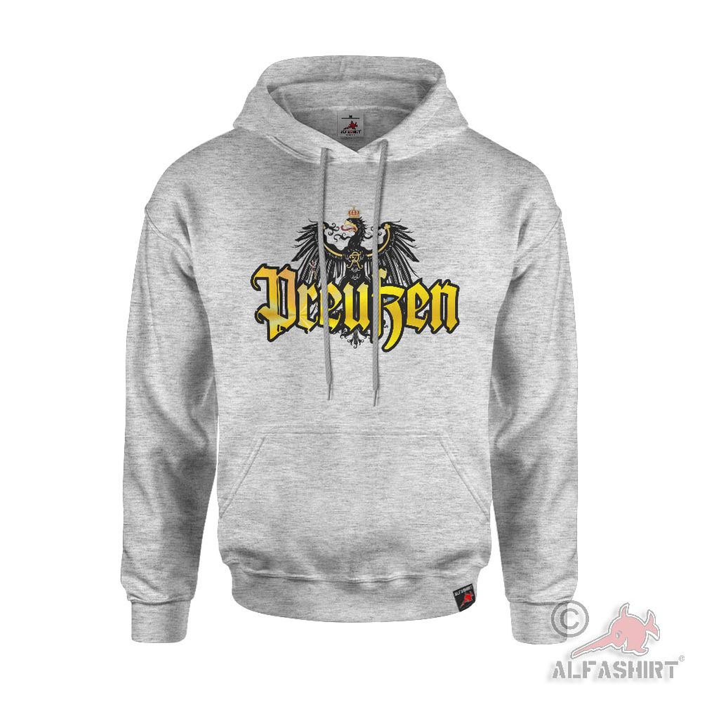 Hoodie Prussia Kingdom Eagle Coat of Arms Fredericus Rex King I#45586