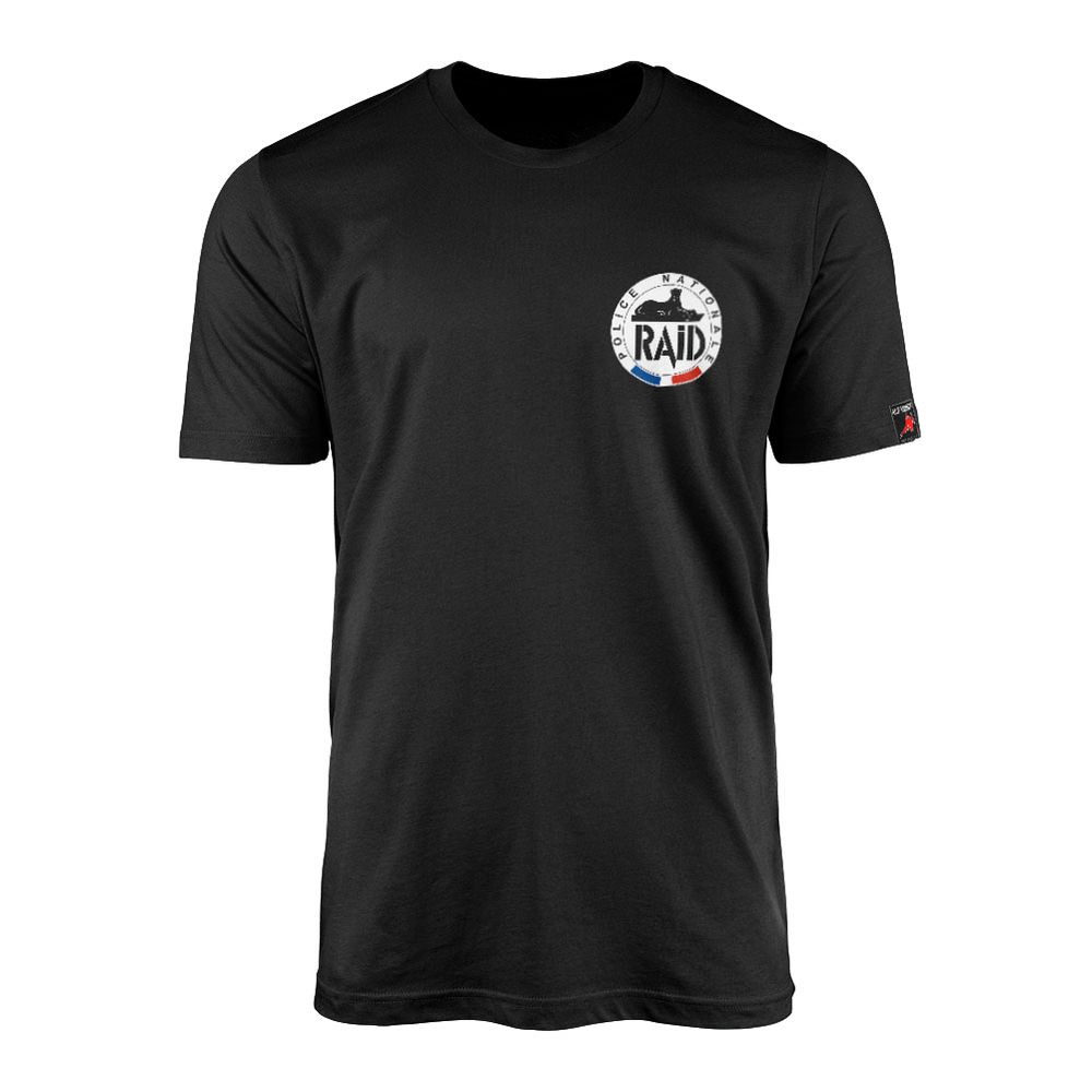 RAID Police nationale Recherche Assistance Intervention Dissuasion T-Shirt 21353