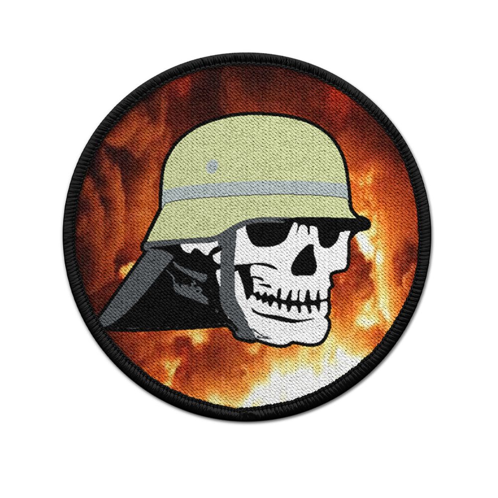 Patch Feuerwehr Feuerwehrmann Freiwillige Helm Moral Skull Totenschädel #21386