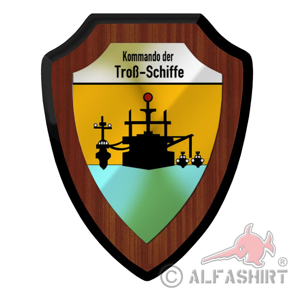 Wappenschild Kommando der Troßschiffe Trossschiff Seefahrt Meer Wappen #41478