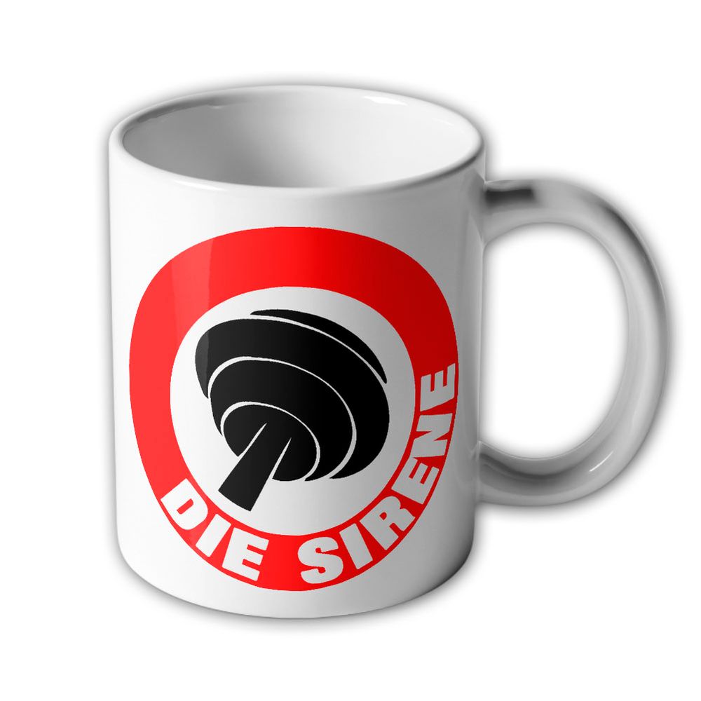 Tasse Die Sirene Luftschutz Zeitschrift Logo #7756