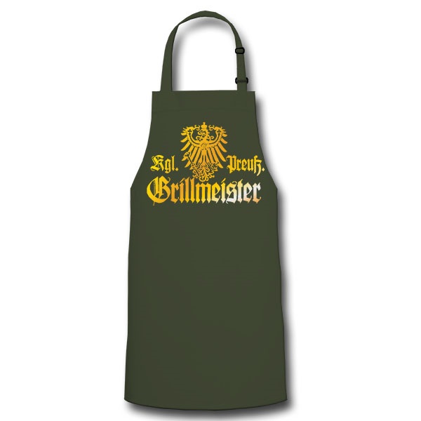Kgl. Preuß. Grillmeister Königlicher Preußischer Grillmeister Schürze #8796