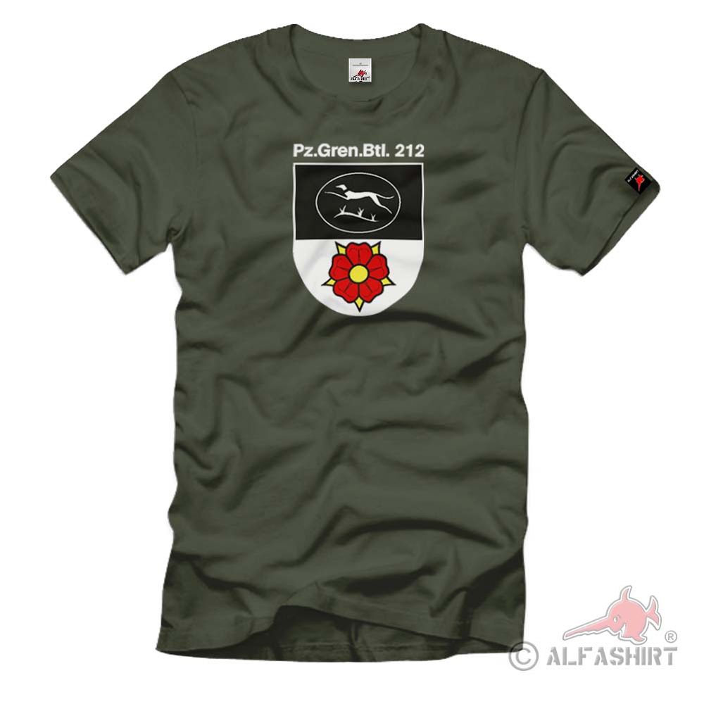 PzGrenBtl 212 Panzergrenadierbataillon Bundeswehr Unit Army T Shirt # 1843